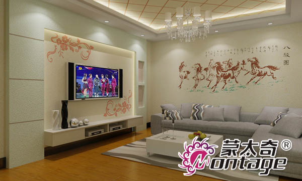 藝術環(huán)保壁材硅藻泥 為您打造時尚家居風